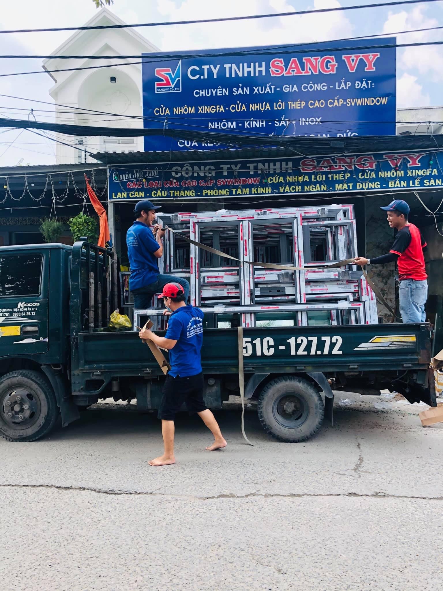 Giao công trình ở Long an