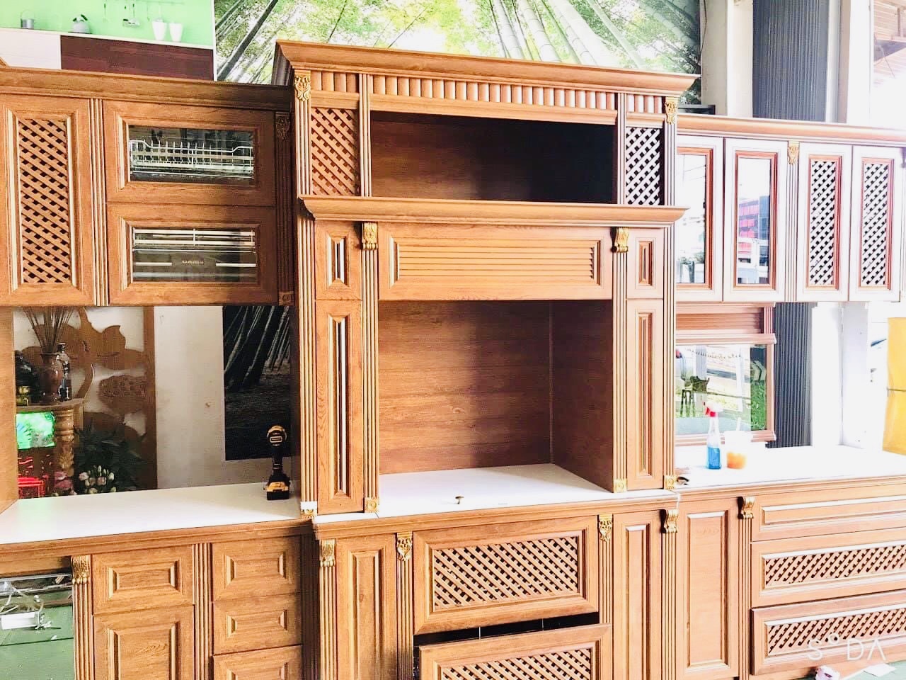 Tủ nhôm hệ cao cấp